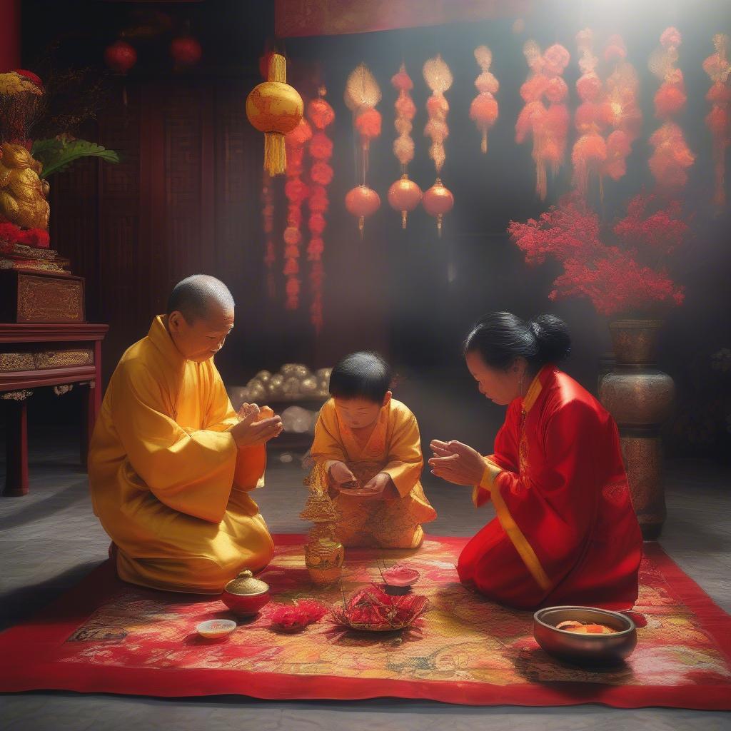 Bài Khấn Ông Thần Tài Mùng 10: Lời Cầu Nguyện May Mắn, Tài Lộc