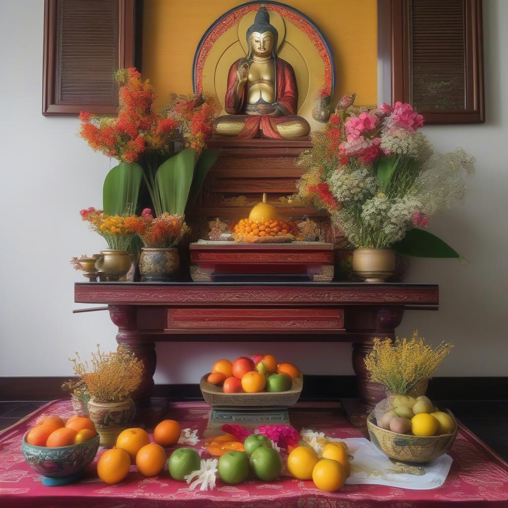 Cúng ông Địa Thần Tài hàng ngày