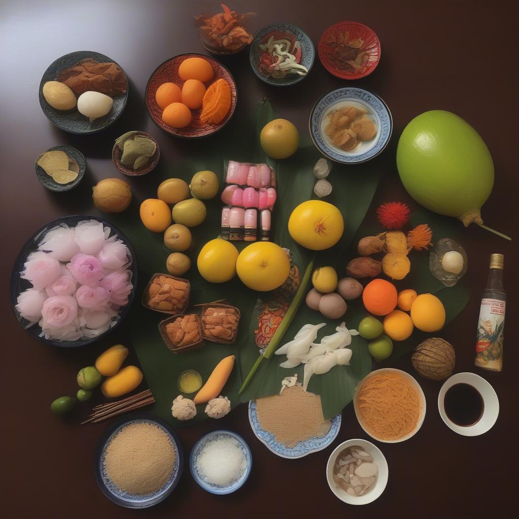 Lễ vật bài cúng thần tài tháng 7