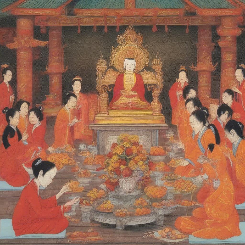 Nghi Thức Cúng Bái Trang Thần Tài