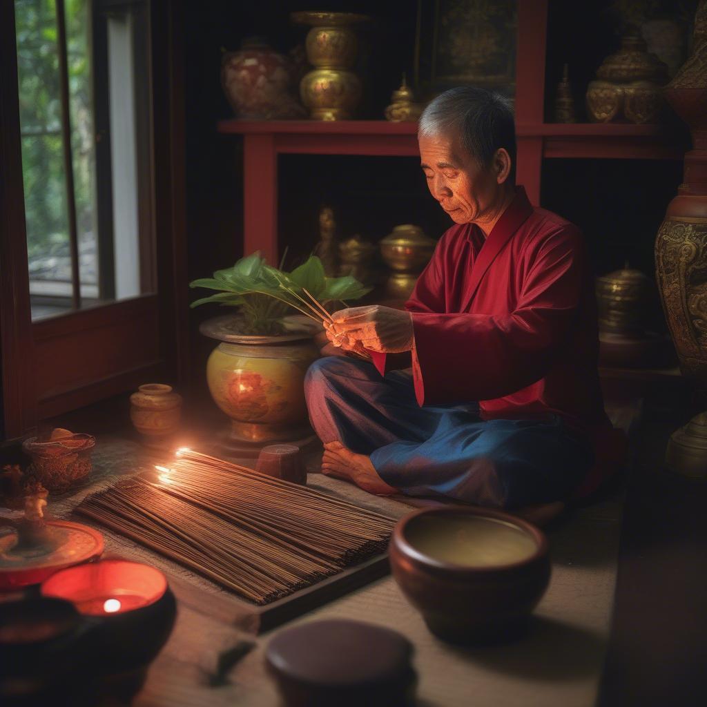 Nghi thức cúng ông Địa Thần Tài